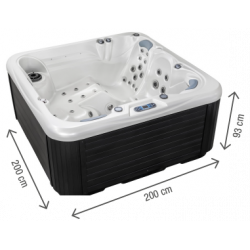 Hydromassage bathtub Design HC3
