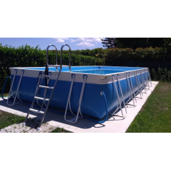 Kit piscine hors sol Luxe 125 4x7 mètres