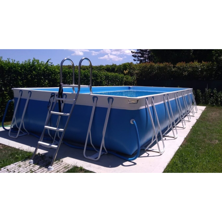 Kit piscine hors sol Luxe 140 4x7 mètres